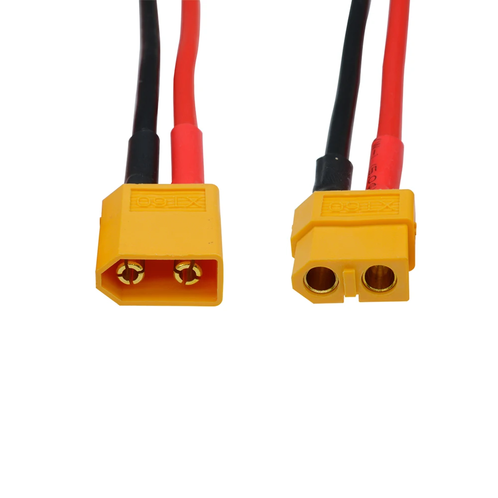 Connettore XT60 femmina/maschio 10CM XT60 batteria maschio femmina connettore spina con cavo in Silicone 14 AWG