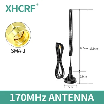 169 MHz anten Omni manyetik antenler SMA erkek kablosuz modül için 169 MHz DTU Antenne açık araba anten kablo ile