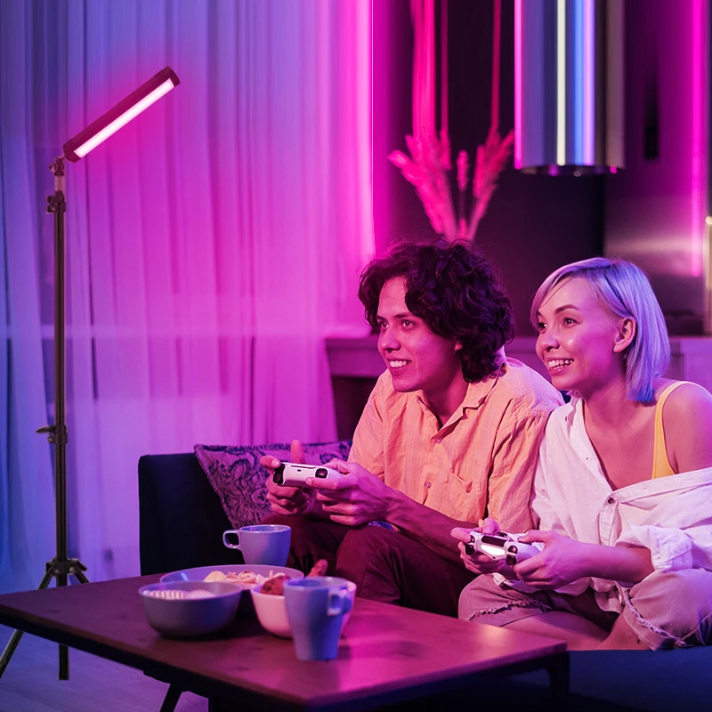 Ulanzi VL110 Rgb Stok Licht Led Video Buis Licht Full Color Magnetische Handheld Lamp Dimbare Draagbare Fotografie Studio Licht