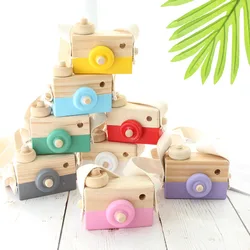 New Cute Nordic Hanging Wooden Camera Toys Kids Toy Gift Home Room Decor Furnishing Articles Toys For Kid Photography Prop Gifts