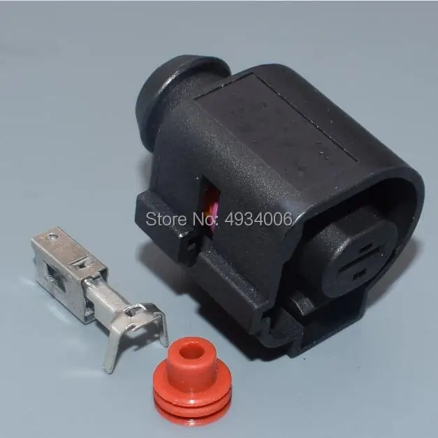 Worldgolden 1 Pin 1K0973751 Automotive Starter Motor Plug 1K0 973 751 Female Cable Socket For VW Sagitar Magotan Golf Audi