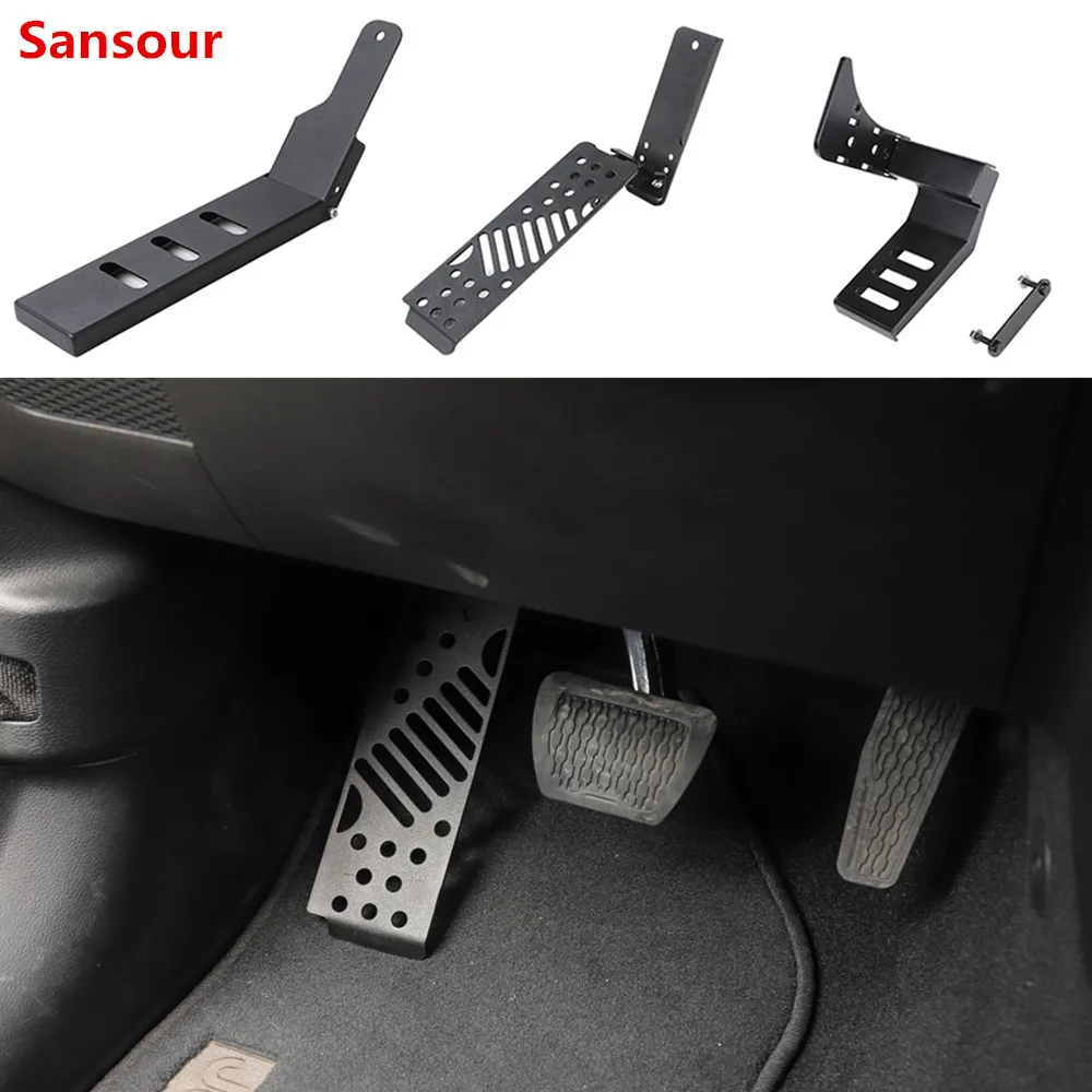 

Car Pedals Foot Pegs for Jeep Wrangler JL 2018 Car Brake Gas Foot Plate Pedal Pads Covers for Jeep JL Wrangler Accessories