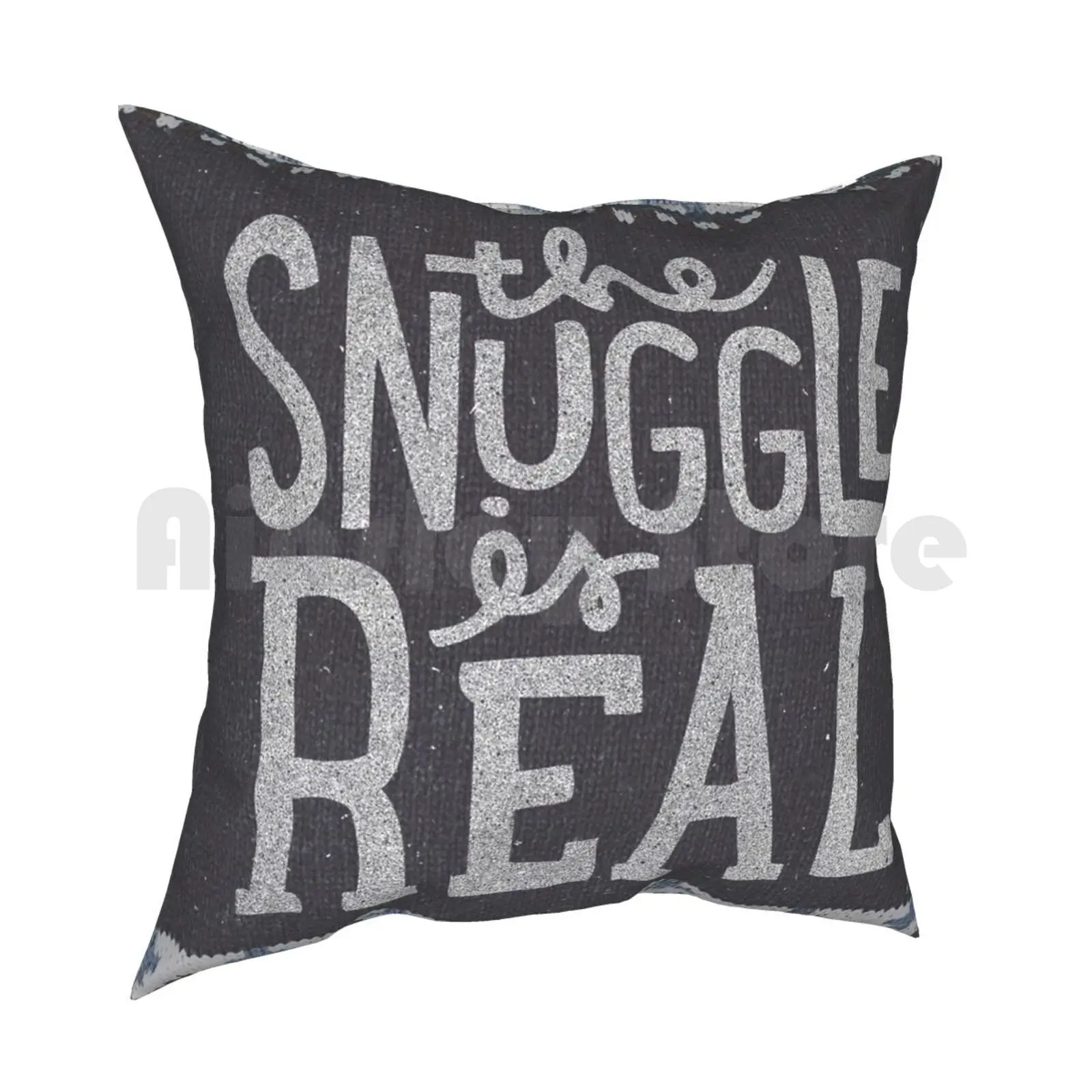 The Snuggle Is Real Pillow Case Printed Home Soft DIY Pillow cover Ella Lopez Lucifer Lucifer Ella Ella Lopez The Cabin