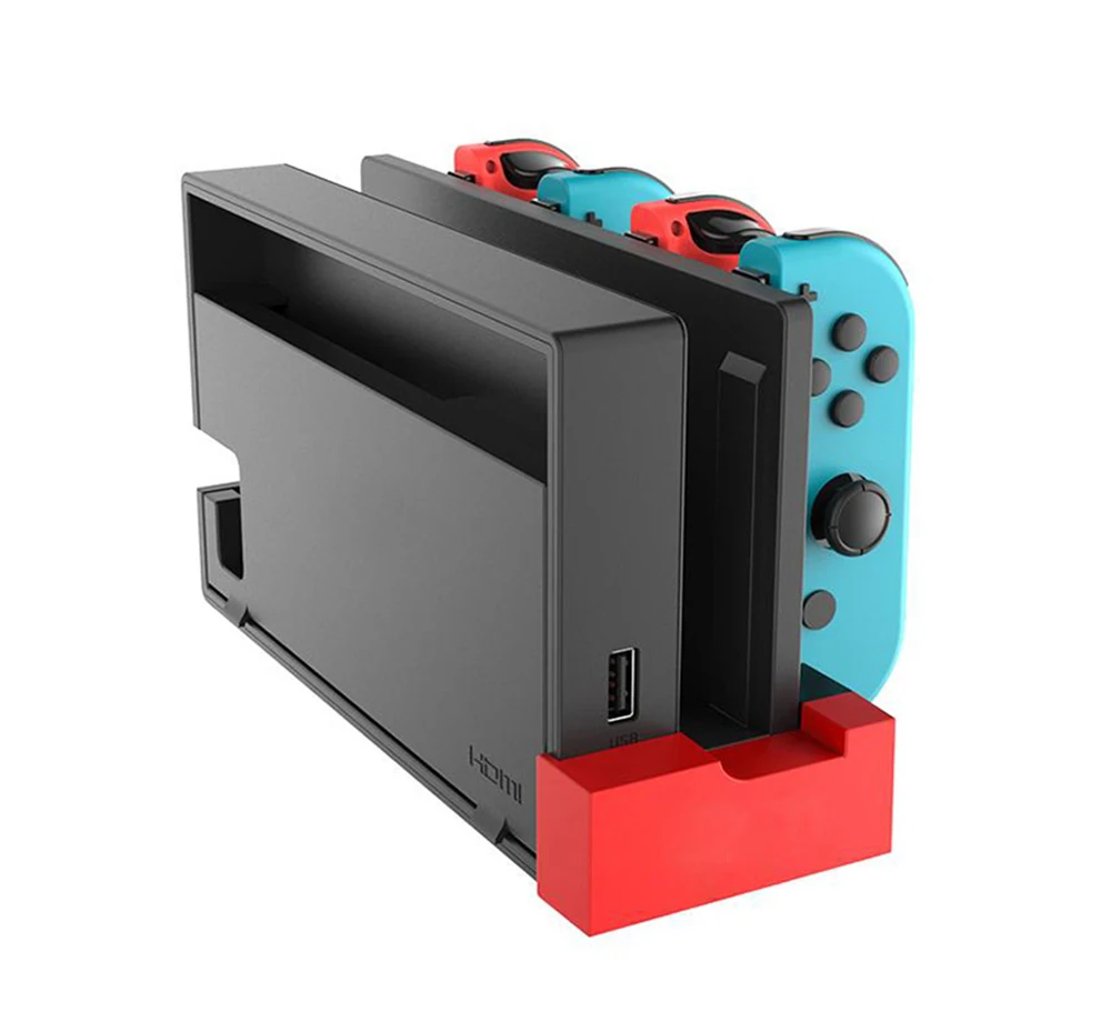 Station de charge compatible HDMI pour Nintendo Switch, station de charge TV S6, support pour commutateur Oled, NS, version limitée, lot de 3 pièces
