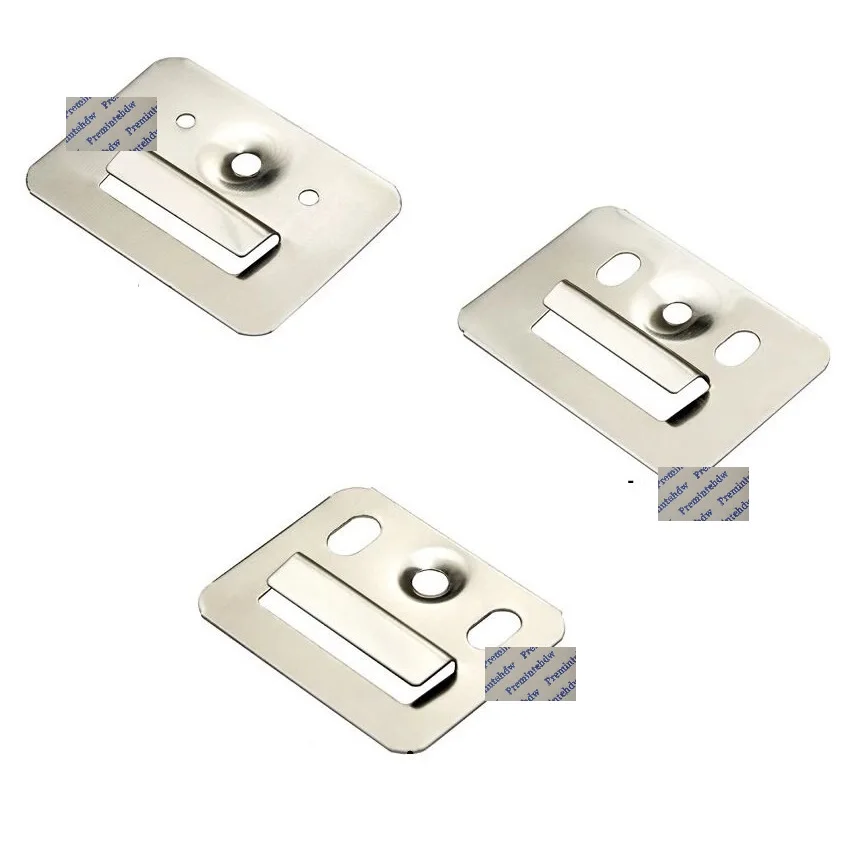 200Pcs Stainless Steel Integrated Wallboard Panel Fastener Clip Countersunk Flat Screw Hole