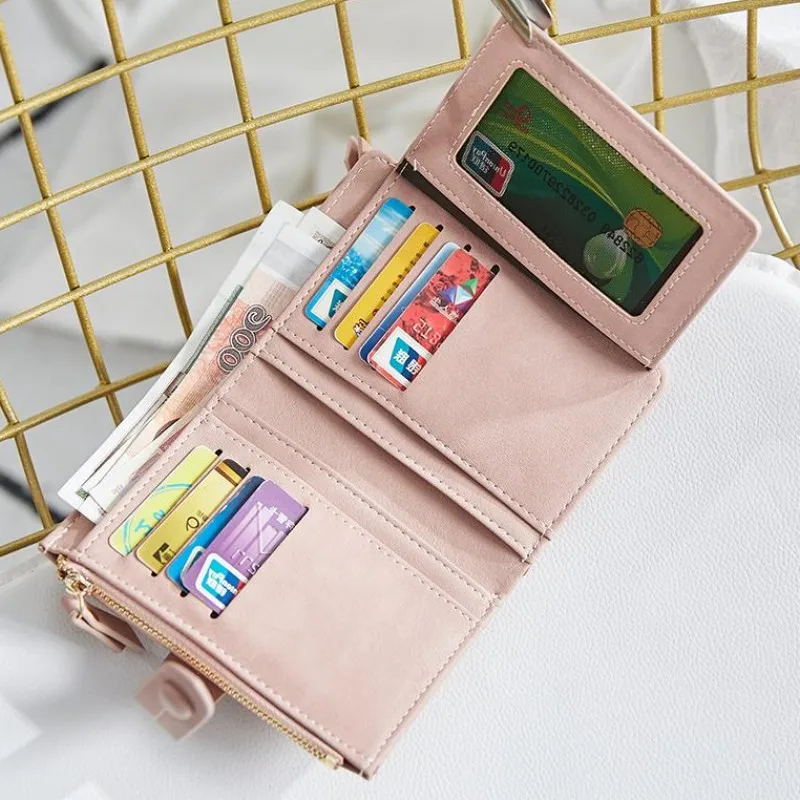 Stylish Women Girls Leather Smart Wallet Card Holder Coin Purse Clutch Small New Solid Slim Purse Wallet For Women