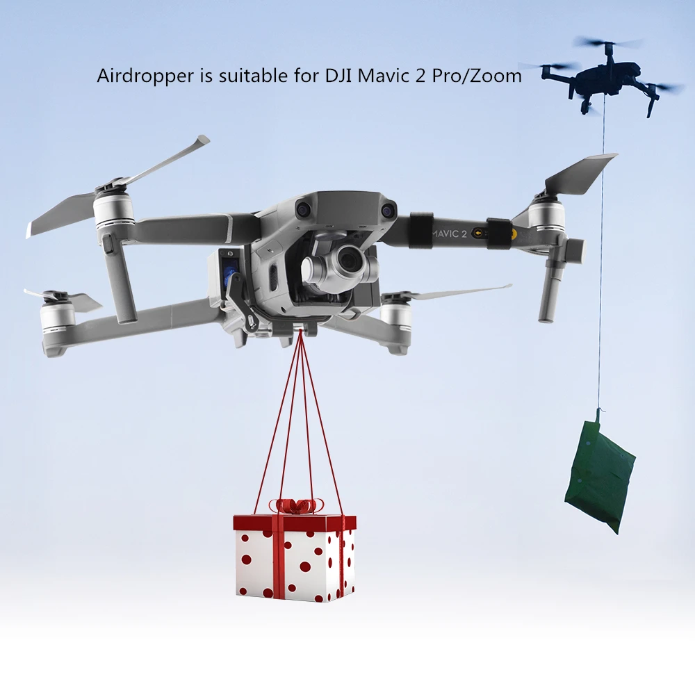 

1Set Professional Wedding Proposal Delivery Device Dispenser Thrower Drone Air Dropping Transport Gift for DJI Mavic 2 Pro/Zoom