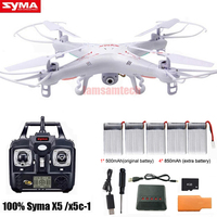 Original SYMA X5C/ X5C-1 Explorers Drone 2.4G 4CH 6-Axis Gyro RC Quadcopter With 2.0MP HD Camera RTF RC Helicopter for kids toys