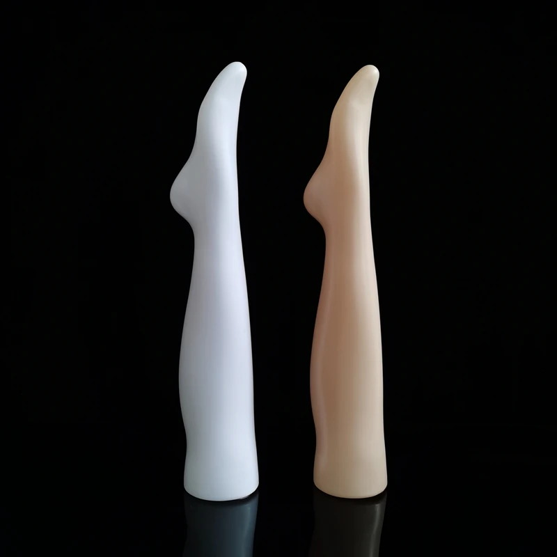 Modello di gamba da donna Display manichino in plastica per gamba al ginocchio modello invertito calzini di media lunghezza Display puntelli colore