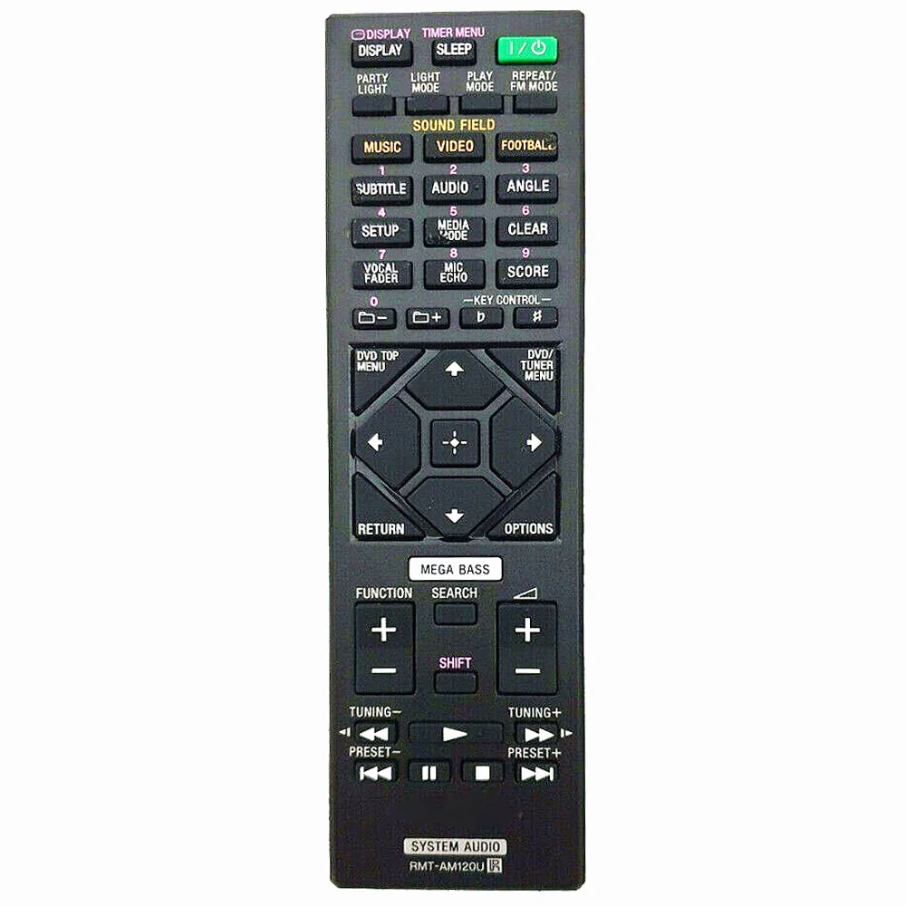 RMT-AM120U NEW Remote For RMT-AM210U For Sony system Audio Replacement For HCDGT3D HCDSHAKEX1 HCDSHAKEX3 HCDSHAKEX7 MHCGT3D