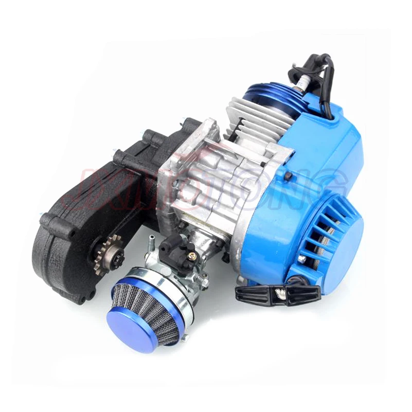 

49cc 2-stroke Motor Pocket Bike Engine Mini Dirt Bike ATV Engine With Air Filter