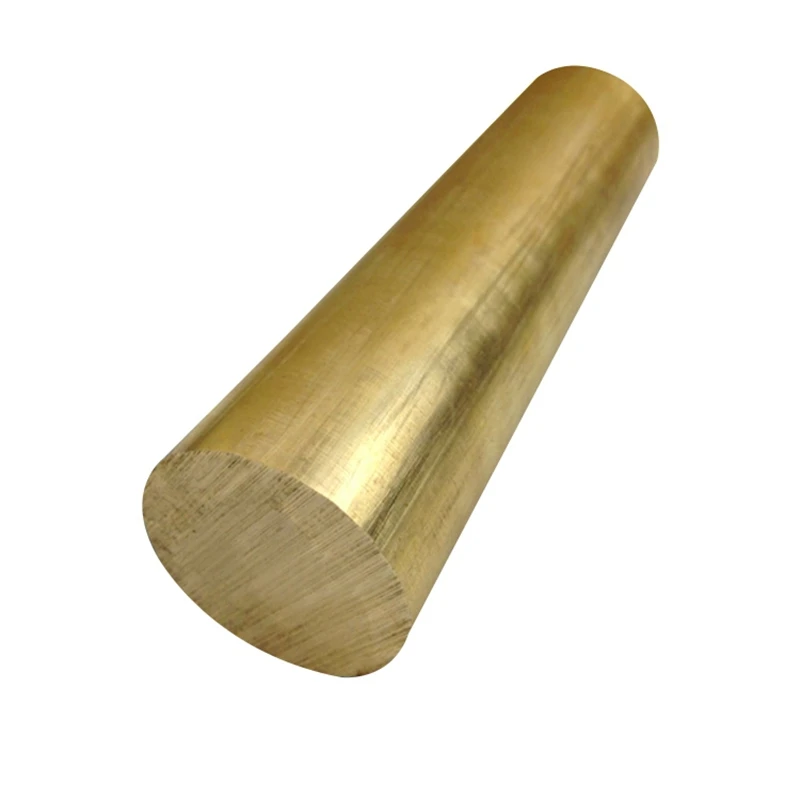 Diameter 20mm to 70mm brass round rod bar solid lathe cutting tool metal rods long customized CUT  Bend CNC service