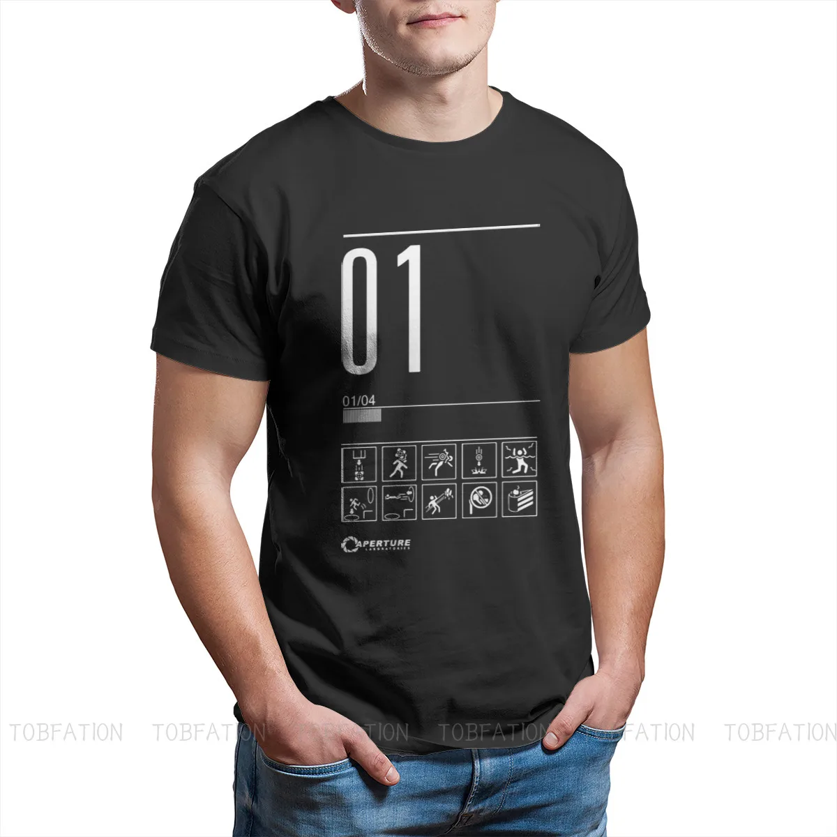 Level 01 Unique TShirt Portal Game Chell Atlas P-Body Casual Size S-6XL T Shirt Hot Sale Stuff For Adult