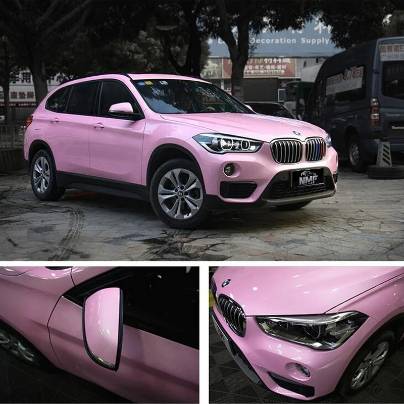 Macaroon Roze Auto Films Auto Interieur Vinyl Wrap Sticker Stickers Kleine Sheet Motorfiets Telefoon Laptop Diy Ontwerp Stickers