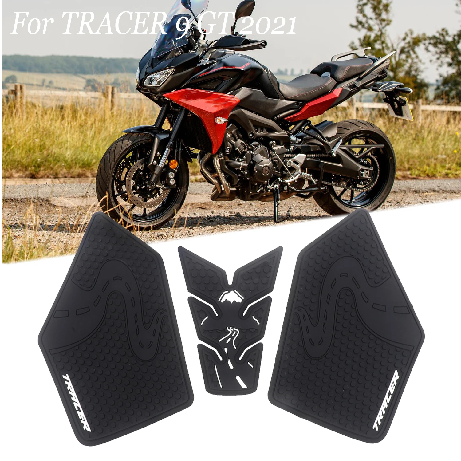 

Fuel Tank Pad Motorcycle Anti Slip Side Tank Stickers Moto Decals NEW For Yamaha Tankpad TRACER 900 TRACER 900 GT TRACER 9 2021