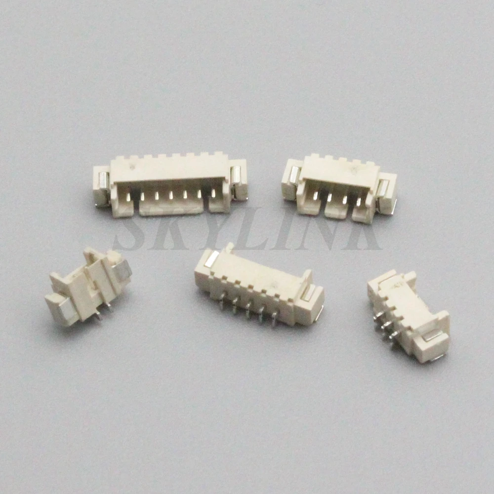 10PCS JST 1.25mm Pitch Connector SMD Horizontal Type Socket 2P 3P 4P 5P 6P 7P 8P 9P 10P 12P Side Entry Wire-to-Board Receptacle