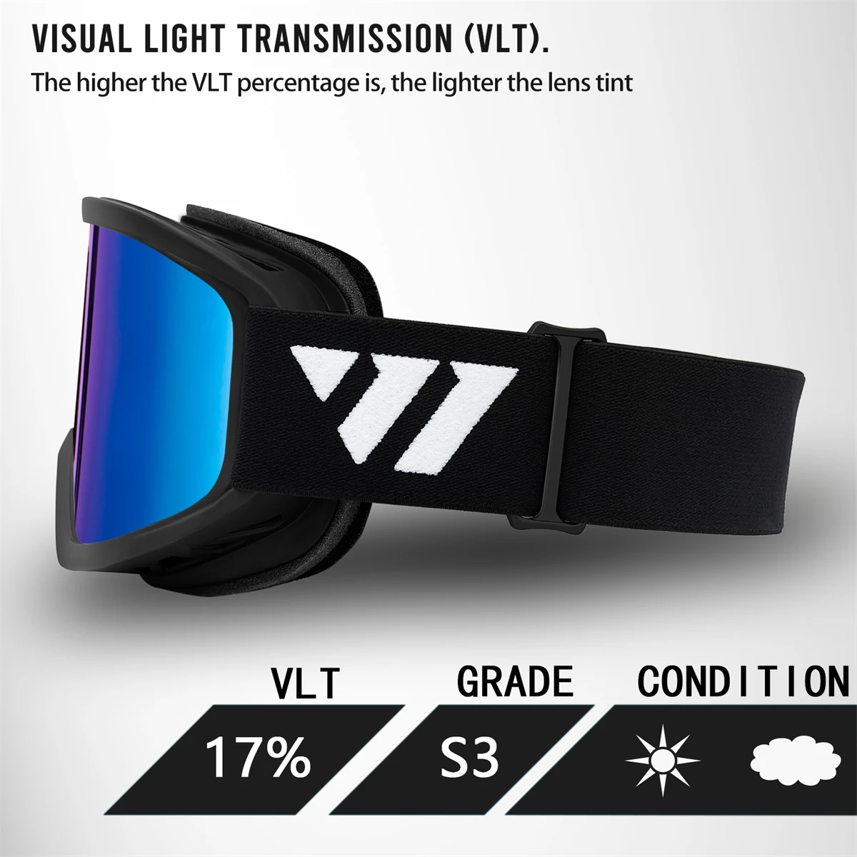 New Brand Professional Ski Goggles Double Layers Lens Anti-fog UV400 Ski Glasses Skiing Snow Goggles Men Women