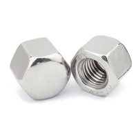 1/20Pcs DIN917 M3 M4 M5 M6 M8 M10 M12 M14 M16 304 A2-70 Stainless Steel Hex Hexagon Short Low Thin Cap Acorn Nut Cover Blind Nut