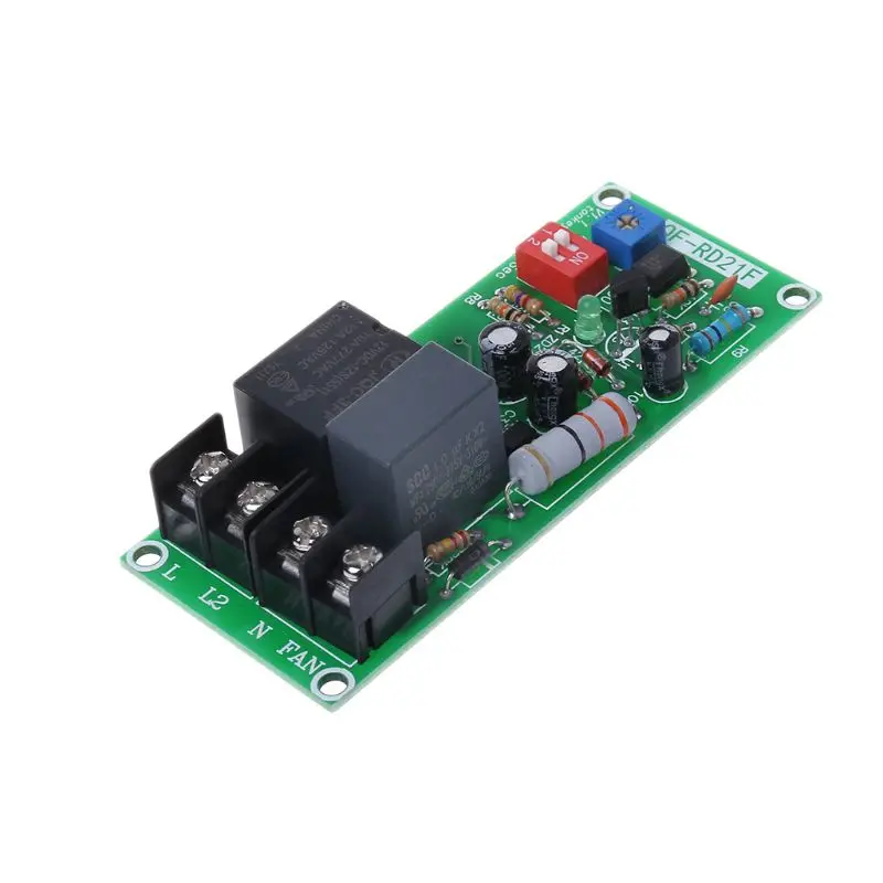 AC100V-220V Four Gear Adjustable Timer Control Relay Module Turn Off Delay Switch Board For Exhaust Fan High-Precision