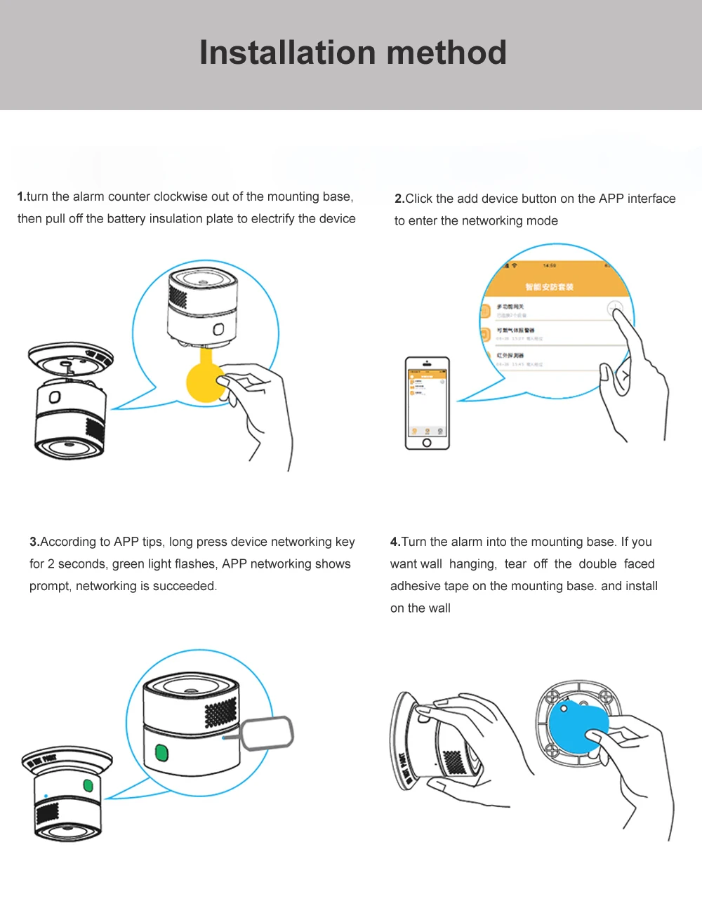 Tuya Zigbee Carbon Monoxide detector Co CH4 Gas Detector Control by Smart Life App Works with Tuya Zigbee Gateway