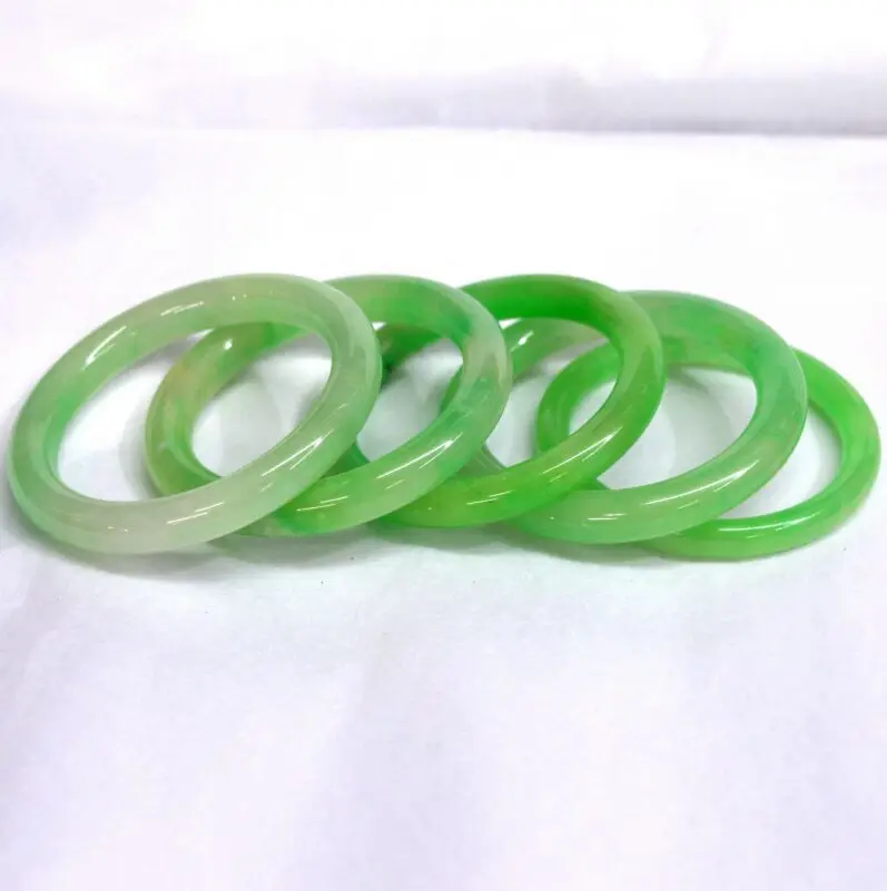 Free Shipping Real 42~45mm Natural Jade Jadeite Nephrite Bangles Hand Child Children Baby Stone Bangle Bracelet Jewelry Bracelet