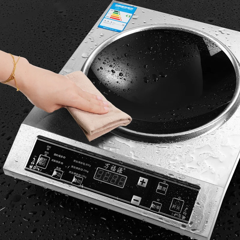 Commercial Induction Cooker 3500W High Power Energy Saving Concave Induction Cooker Household Battery Stove Explosion Concave