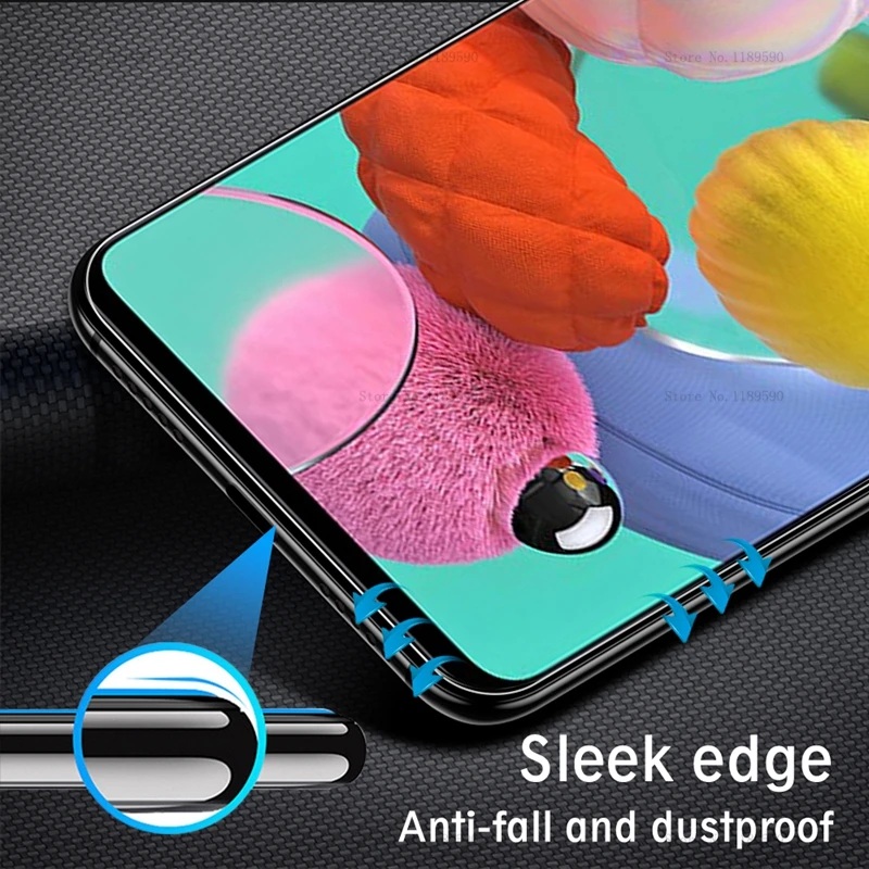 9D Tempered Glass For Samsung A54 A53 5G A34 A33 A72 A71 A51 A32 A24 A23 A22 A14 A13 A12 A21S A52 S S21 S20 FE Screen Protector