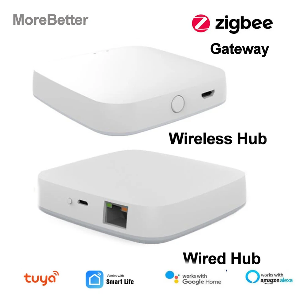 Tuya Smart Life ZigBee Gateway Bridge Hub Wireless Smart Home Two Way Remote Control DIY Smart Zigbee Mini Switch