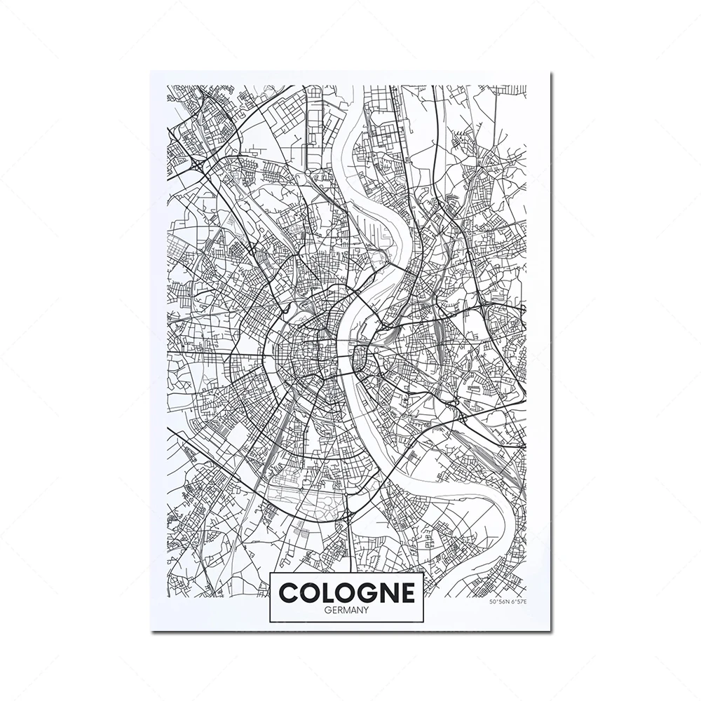 مدينة فانكوفر، بروسل، مدينة تايبي، طباعة خريطة مدينة فرانكفورت، ملصق خريطة المدينة، خريطة المدينة أحادية اللون، طباعة فرانكفورت، ci