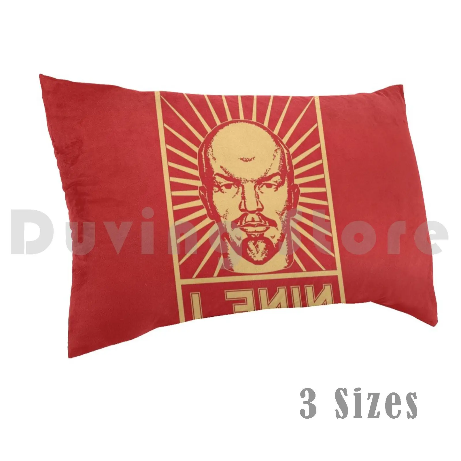 Vintage Lenin Soviet Propaganda Pillow Case Printed 50x75 Lenin Communist Communism Stalin Marx Socialism