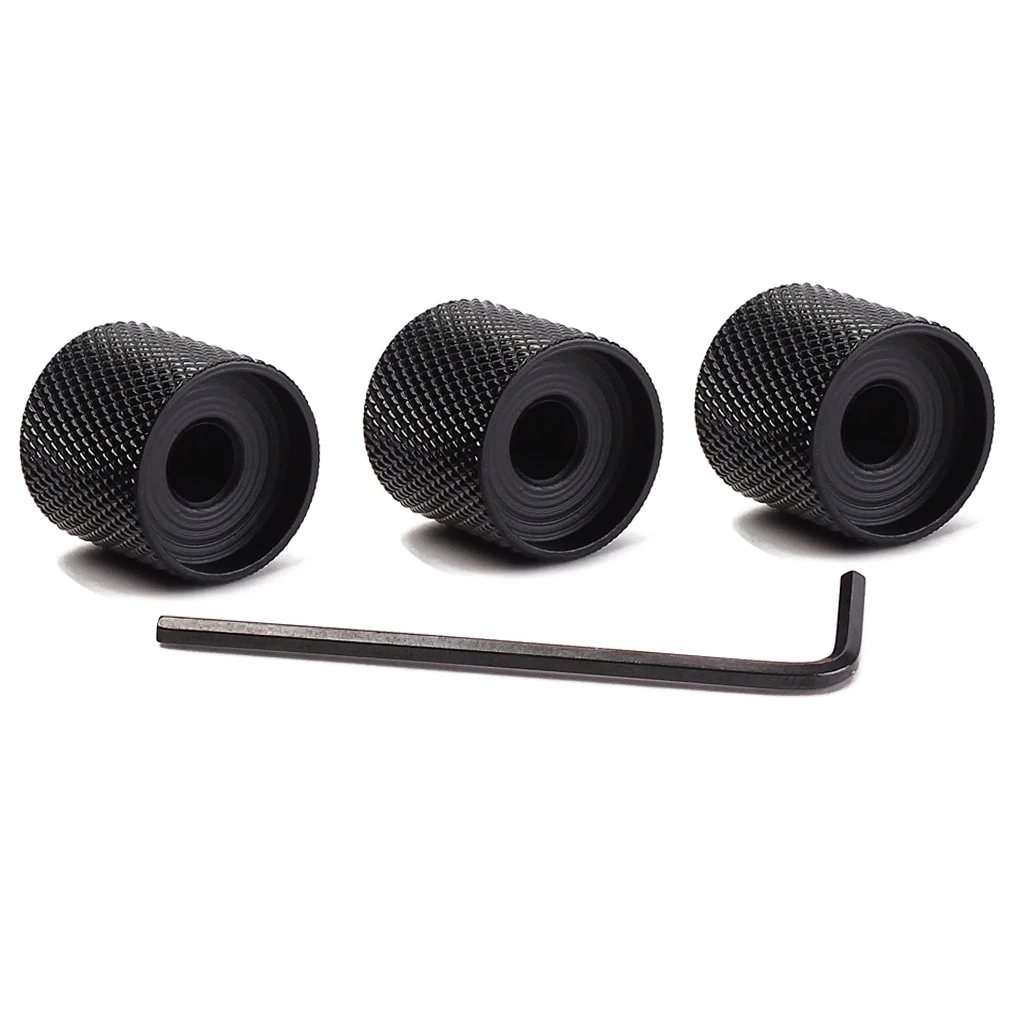 Metal Electric Guitar Knobs Bass  Durable Metal Volume Tone Cap Dome Knobs Guitarra Cap Tone Control Knobs