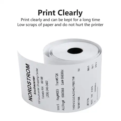 NETUM Thermal Paper Rolls Cash Register Receipt Paper 58mm/80mm (10 Rolls per Case) - Image 3