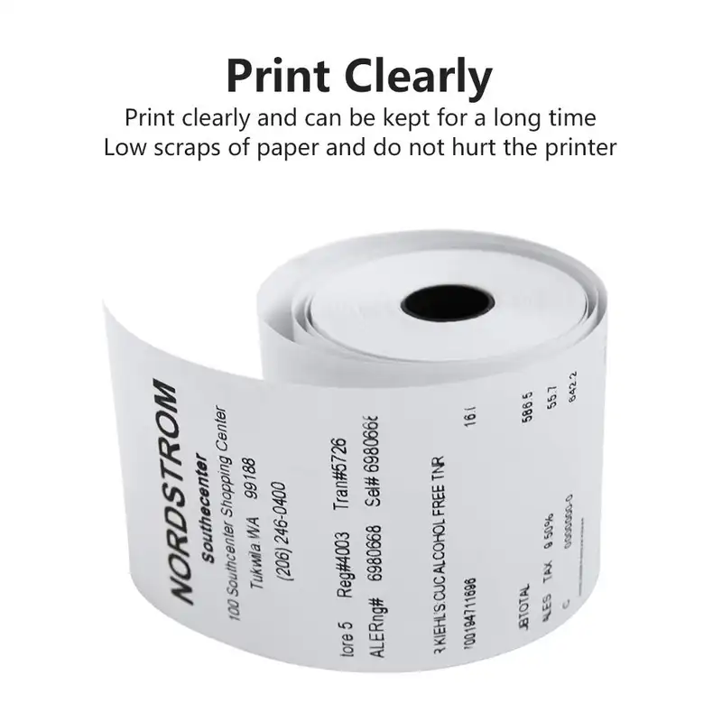 NETUM Thermal Paper Rolls Cash Register Receipt Paper 58mm/80mm (10 Rolls per Case) - Image 3