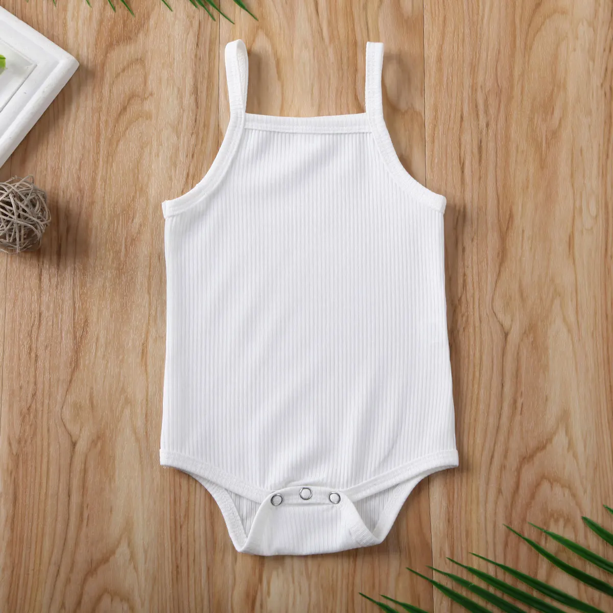 Summer Girls Sleeveless Cotton Romeprs Newborn Clothes Baby Jumpsuit Infant Boys Clothing