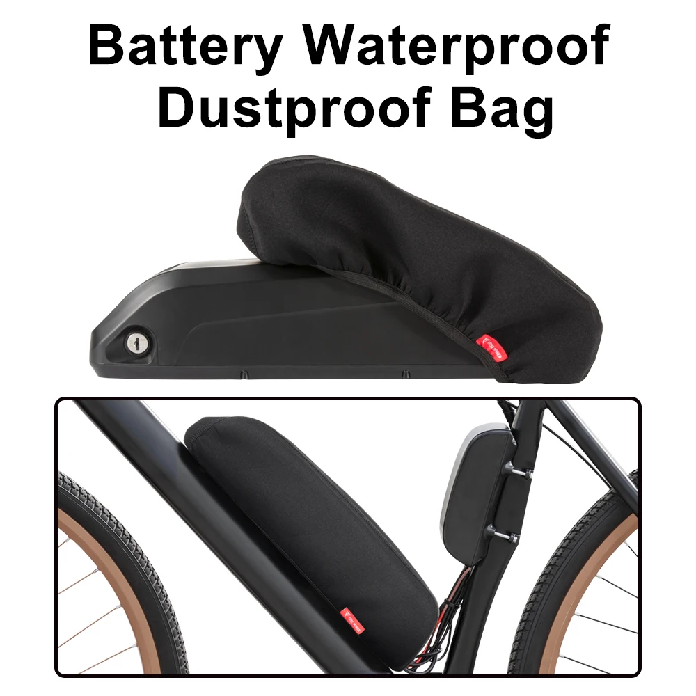 Elastic Waterproof Dustproof Bag Standard Medium Plus size for Hailong Polly Tigershark Ebike Battery Upgrated Sbr Fabric