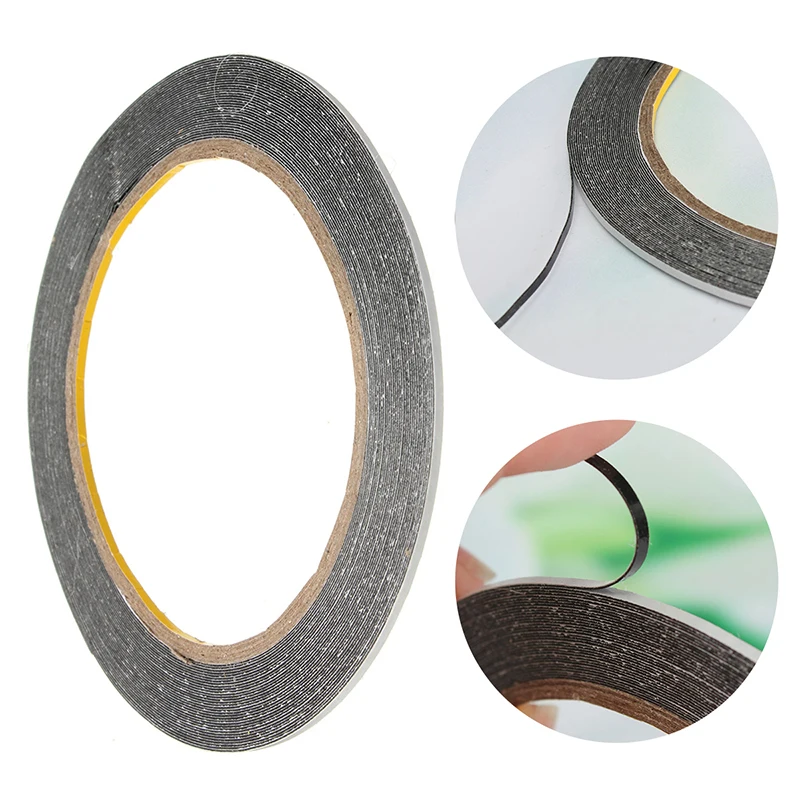 

10mx2mm thick 0.3mm Sticker Double Side Adhesive Black Foam Tape Fix For Cellphone Touch Screen LCD Mobile Phone Repair Tape