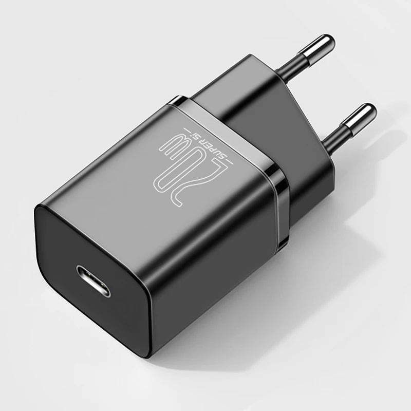 Baseus 20W PD Quick Charge USB Type-C Зарядное устройство для iPhone и Samsung — фото товара