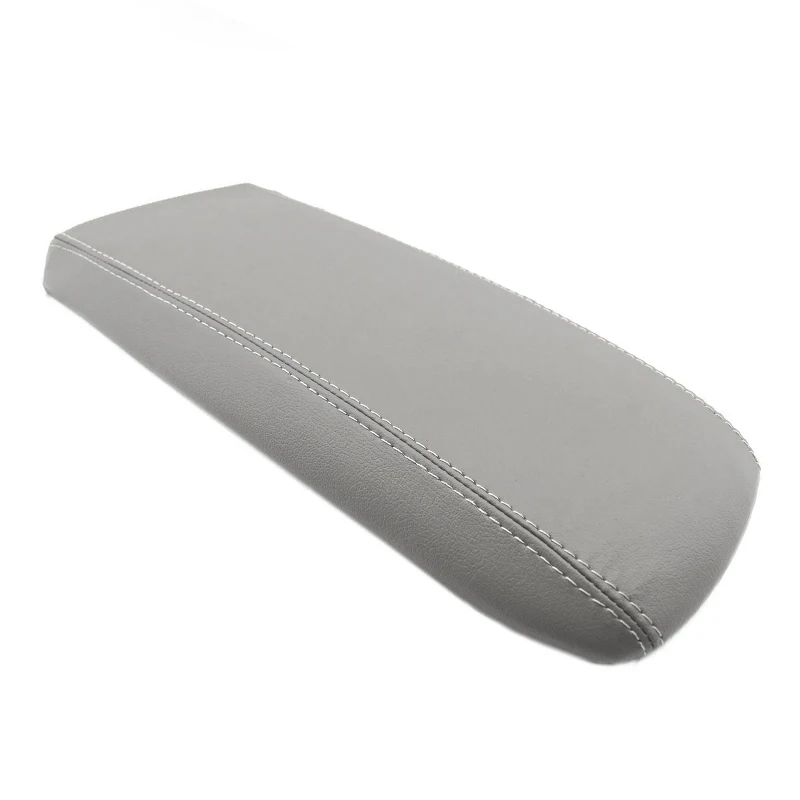 Gray Center Armrest Leather Cover For Ford Explorer 1995 1996 1997 1998 1999 2000 2001 Car Central Armrest Box Panel Cover Trim