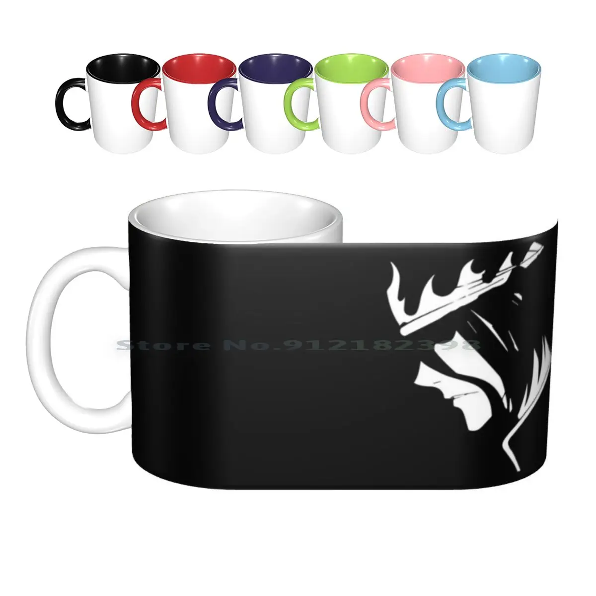 Керамические кружки Ryo Kurokiba, кофейные чашки, Кружка для молока и чая, Рио курокиба, Рио, Рио, сома, шокугеки, Аниме Манга