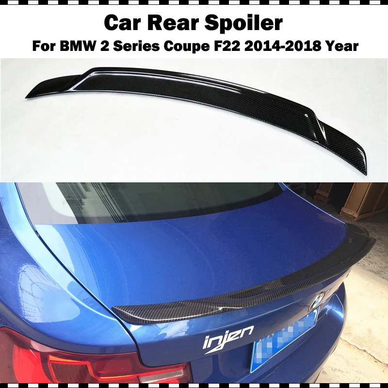 

For BMW 2 series coupe 220i 225i M235i M240i EXOT style Carbon fiber rear trunk spoiler F22 CF styling wing spoiler 2014 - 2020