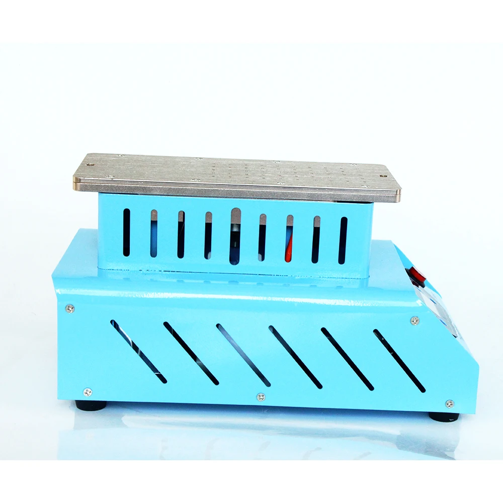 Tela rotativa de 7 polegadas, separador de descolagem e aquecimento constante, lcd, para celular, multifuncional