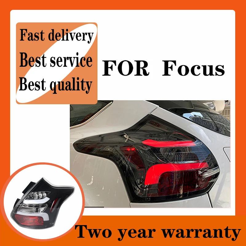 For Ford Focus 3 hatchback 2012 2013 2014 LED Tail Lights Fog Lights Daytime Running Lights DRL Rear back light Car Accessories