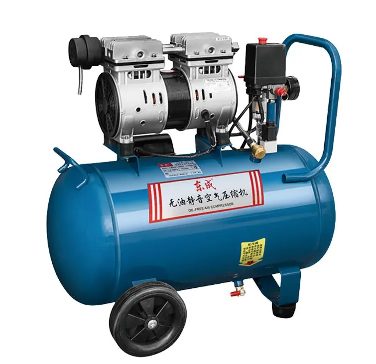 

Q1E-FF02-1824 Air Compressor Inflator Pump Paint Carpentry Household Small Mute Oil-Free Air Compressor 220V 750W 24L