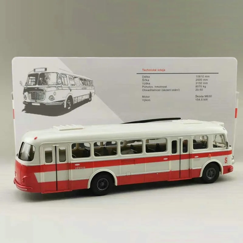 SKODA 1/43 Scale Diecast Plastic Vehicle 706RTO Cars bus VAN Model Toys Children Kids fans boy Gift Collection Display Souvenirs