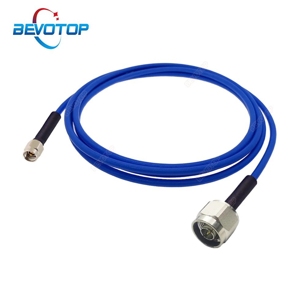 18GHZ N Male  to SMA Male Plug SS402 Cable High Quality High Frequency Low Loss SS-402 Test Cable RF Coaxial Pigtail Jumper