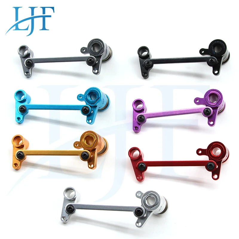 

LJF 1 pcs WLtoys 124016 124017 124018 124019 144001 RC car upgrade spare parts Metal Steering group L378