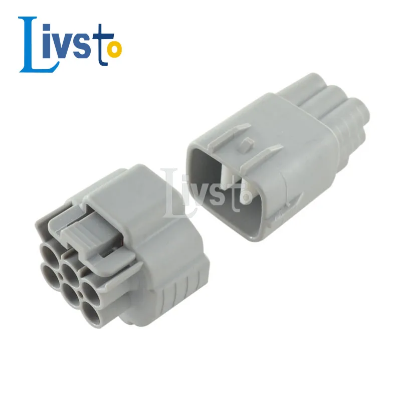 1 Set 6 Pin TS Accelerator Pedal Automotive Connector Plug Car Light Lamp Female Male Socket for Toyota 6189-0323 6188-0175