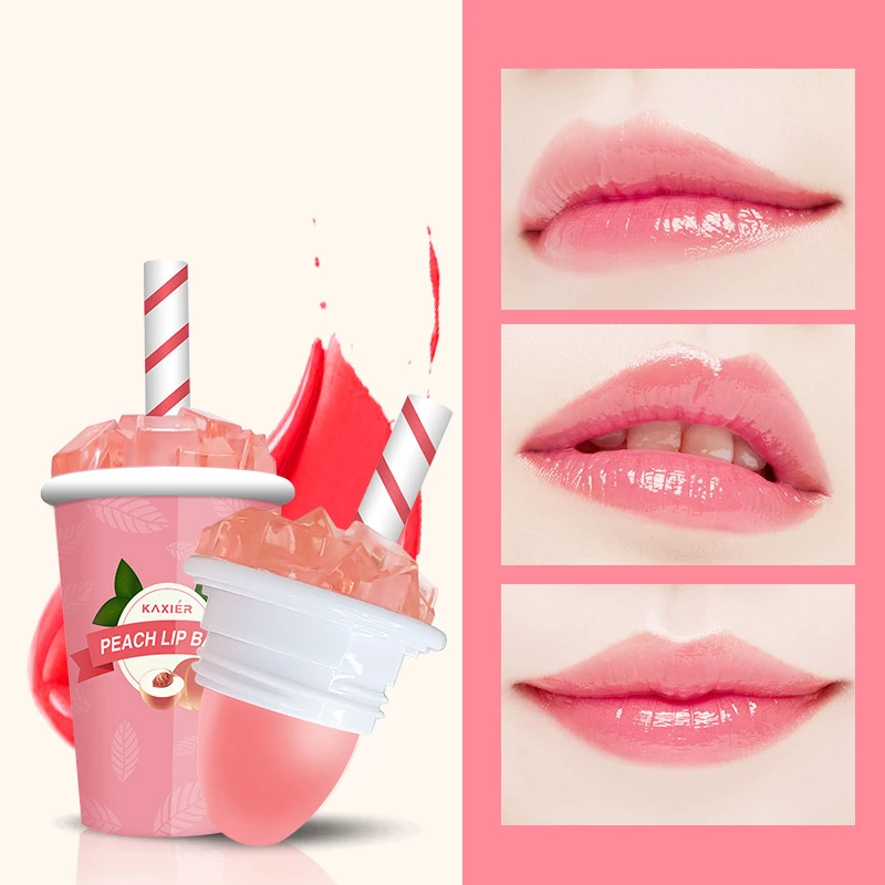 4 Color Lip Balm Ice Cream Drink Bottle Lipstick Temperature Color Changed Moisturizing Korean Cosmetics Long Lasting Lip Balm