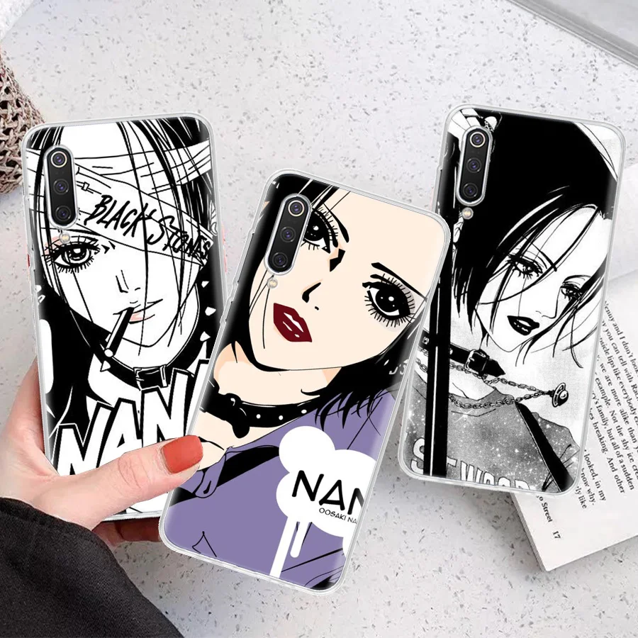 NaNa Osaki Anime Silicon Call Phone Case For Xiaomi Redmi Note 13 12 12S 11 11S 10 10S 11T 11E Pro Plus 9 9S 9T 8 8T 7 Cover Cal