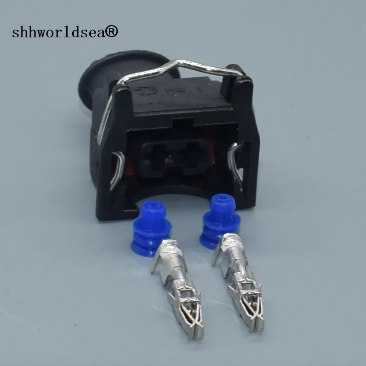 Shhworldsea 2/5/10/30/50/100sets 2 pin auto housing electric wiring harness plug connector 1928402571 1 928 402 571